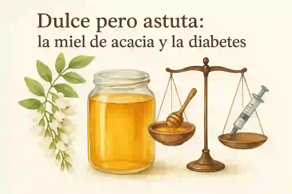 Dulce pero astuta: la miel de acacia y la diabetes 1 Miel acacia diabetes