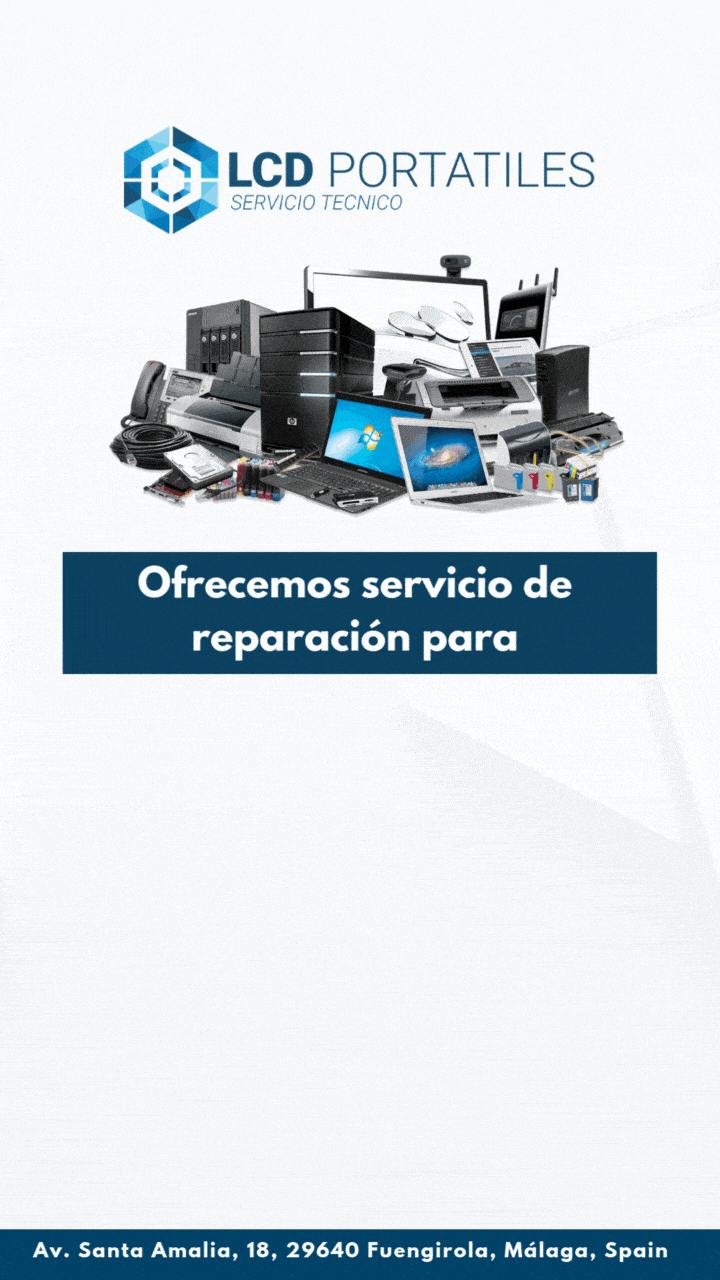 Servicio Tecnico LCD Portatiles Fuengirola
