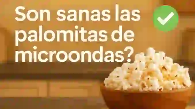 Son sanas las palomitas de microondas