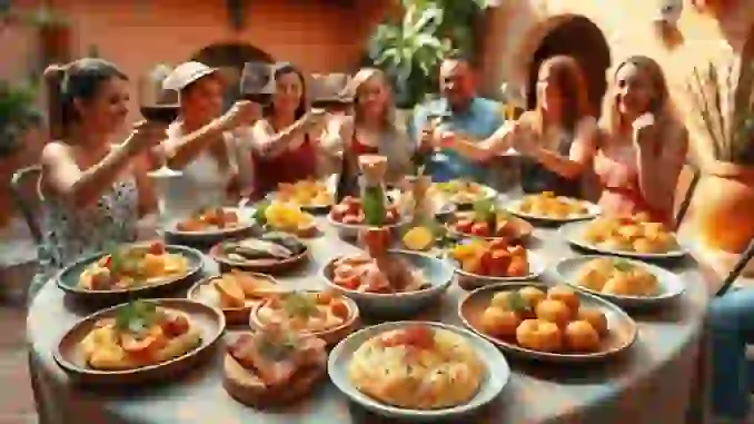 La tradición de las tapas españolas se fusiona con la adaptación culinaria marroquí