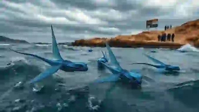 El ‘dragón azul’ llega a Cádiz: prohibido el baño en Santa Bárbara por la presencia de esta rara babosa marina