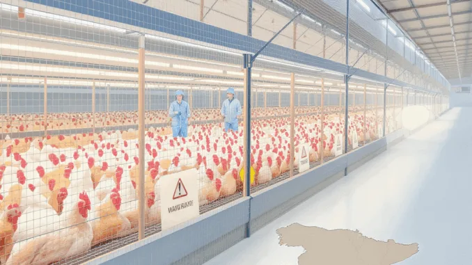 Alerta por gripe aviar en España: el nuevo confinamiento de gallinas y su impacto nacional