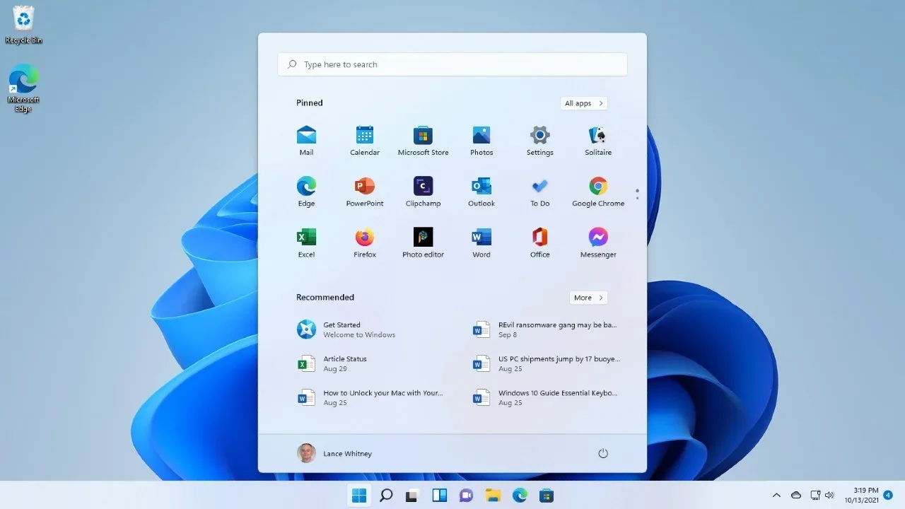 El nuevo menú de inicio de Windows 11 ya está disponible: descubre cómo ...