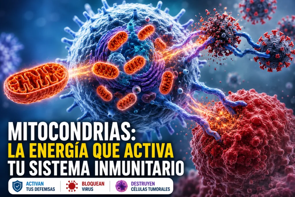 Mitocondrias y sistema inmune: descubren cómo ayudan a combatir virus y tumores 3 mitocondrias y sistema inmune