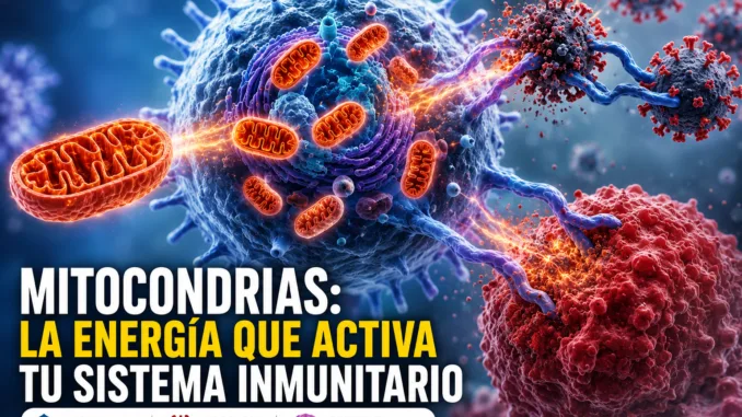 Mitocondrias y sistema inmune: descubren cómo ayudan a combatir virus y tumores