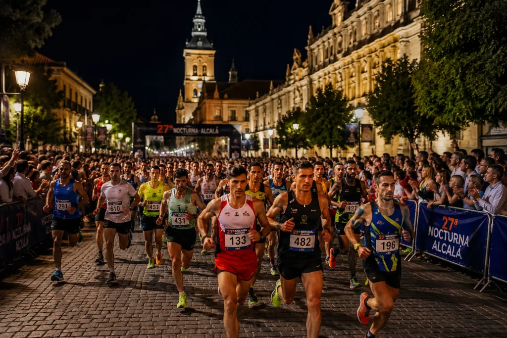 Más de 700 corredores llenan las calles en la 27ª Carrera Nocturna de Alcalá 3 Más de 700 corredores llenan las calles en la 27ª Carrera Nocturna de Alcalá