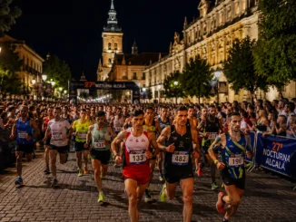 Más de 700 corredores llenan las calles en la 27ª Carrera Nocturna de Alcalá