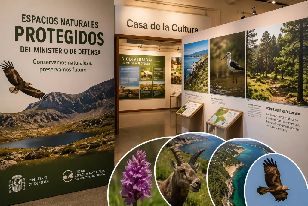 La Casa de la Cultura destaca la biodiversidad de los espacios protegidos del Ministerio de Defensa 3 La Casa de la Cultura destaca la biodiversidad de los espacios protegidos del Ministerio de Defensa