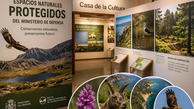 La Casa de la Cultura destaca la biodiversidad de los espacios protegidos del Ministerio de Defensa