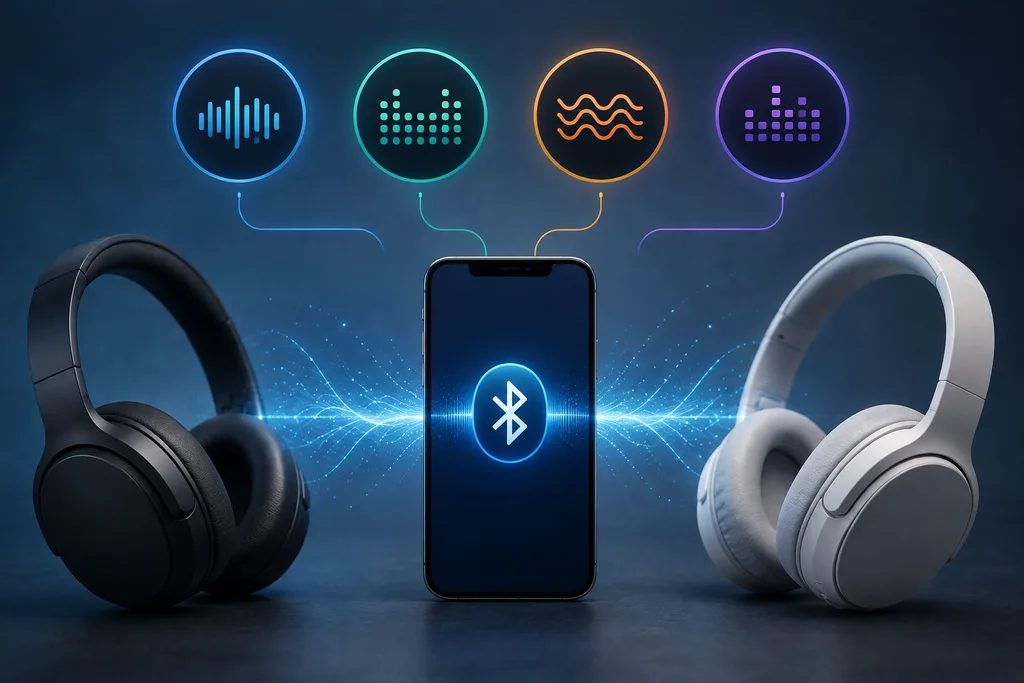 Códec Bluetooth: SBC, AAC, aptX y LDAC explicados — diferencias y cuál elegir