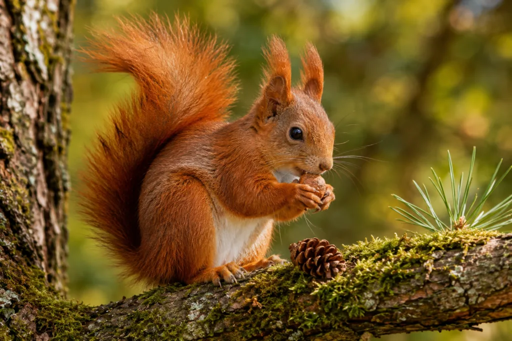 Ardilla roja: Todo lo que debes saber sobre el Sciurus vulgaris
