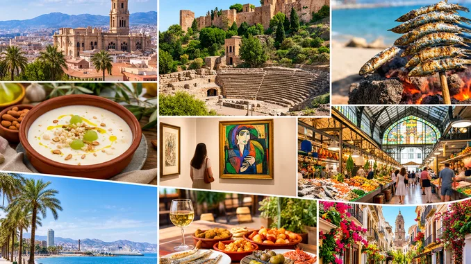 Málaga gastronómica y cultural: itinerario para una escapada
