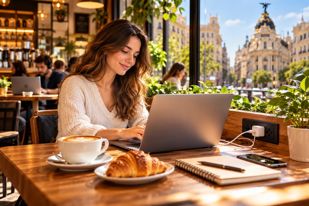 cafeterias para teletrabajar madrid centro enchufes: Guía definitiva sin miradas raras 3 cafeterias para teletrabajar madrid centro enchufes: Guía definitiva sin miradas raras