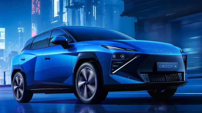 Omoda 4 sorprende con un diseño que recuerda a Lamborghini en el mercado actual