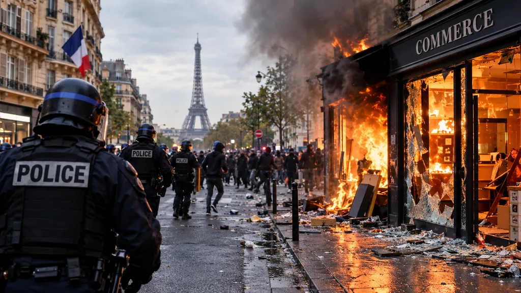 Violencia en Francia: balance de los disturbios con 1.800 detenidos y cerca de 1.000 comercios saqueados 1 Violencia en Francia: balance de los disturbios con 1.800 detenidos y cerca de 1.000 comercios saqueados