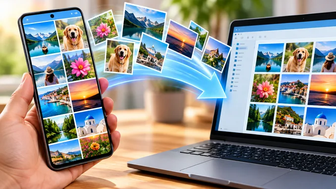 Cómo pasar fotos del móvil al ordenador sin perder calidad ni archivos